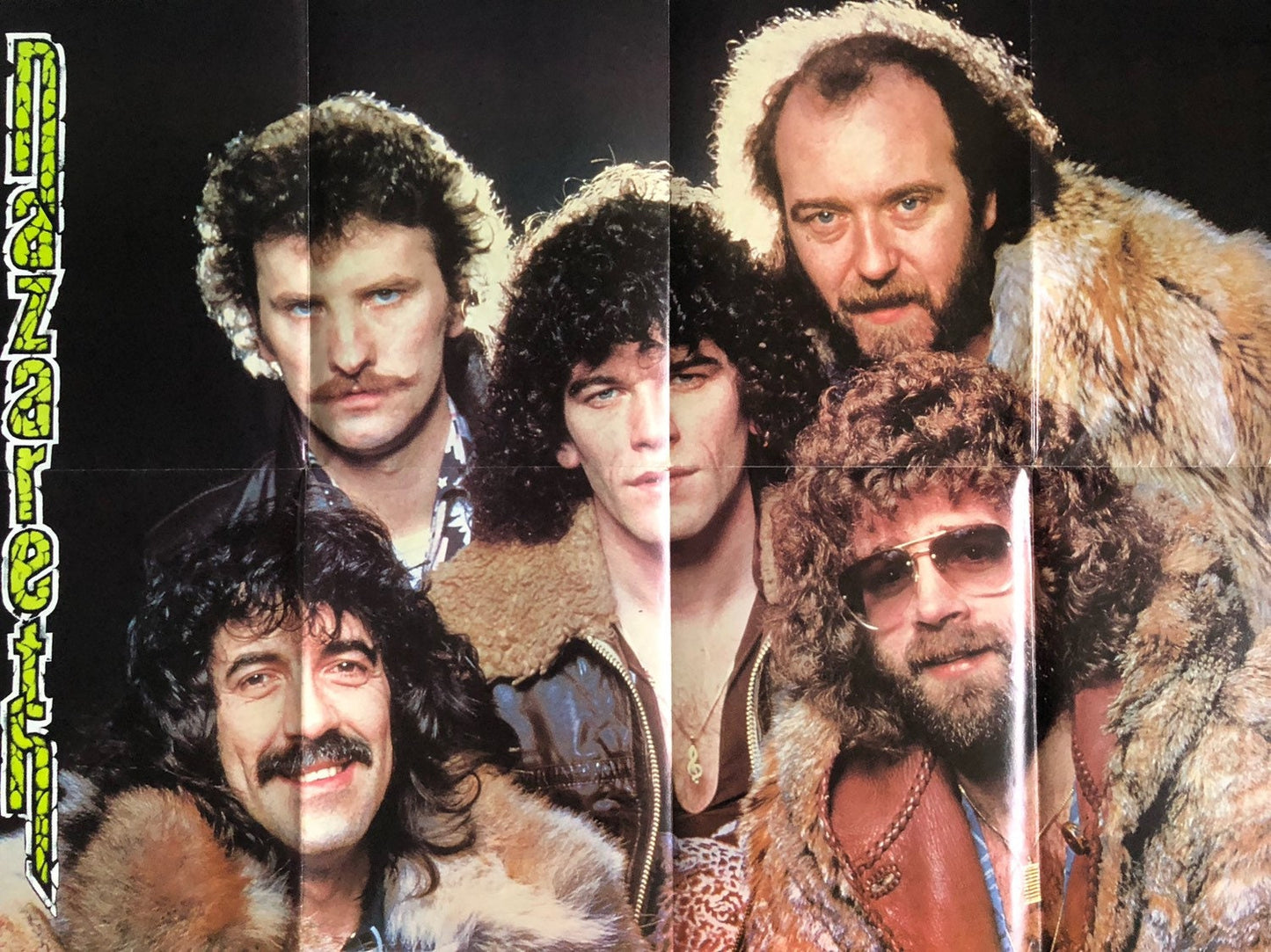 Nazareth 1979 No Mean City Tour Concert Program Poster