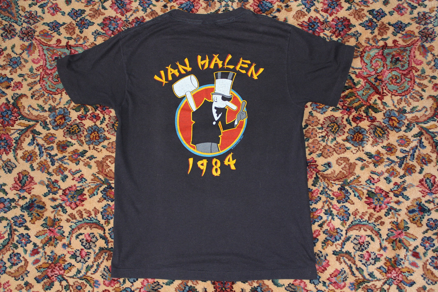 Van Halen 1984 Tour of the World • Vintage Band Tee • Concert T-Shirts • Authentic Band Tees • Vintage Van Halen FCUK
