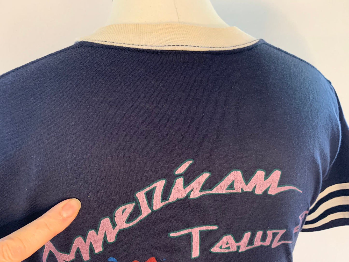 The Rolling Stones 1981 American Tour T-shirt | Vintage Stones '81 Souvenir Shirt | Rare Rolling Stones | Mick Jagger | Authentic | Navy Tee