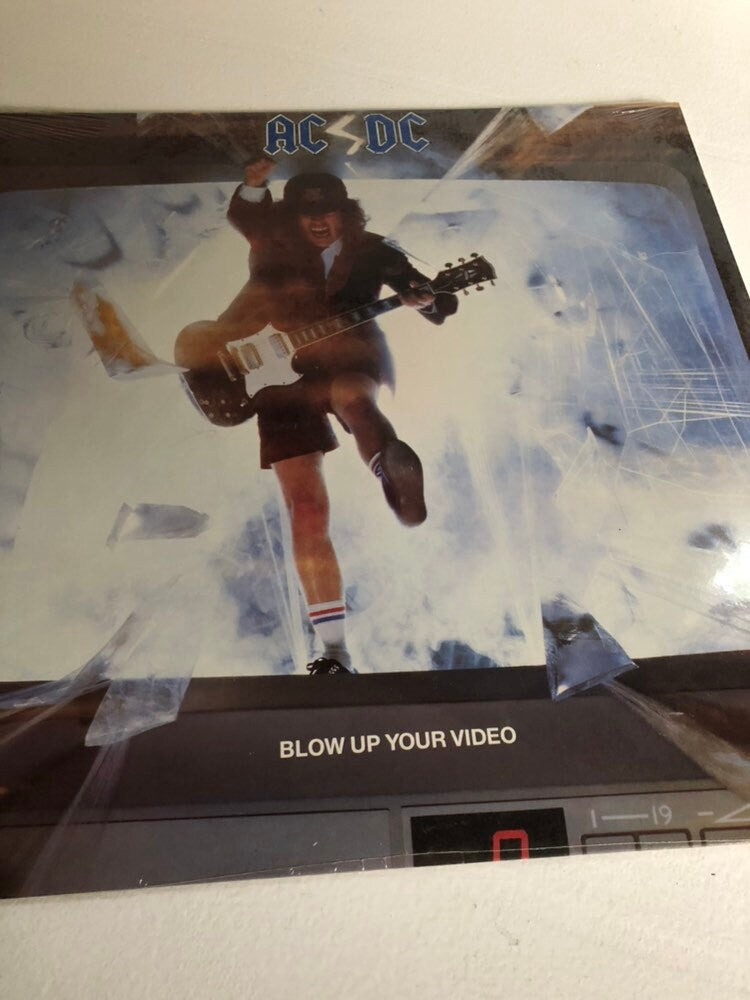 ACDC Blow up your Video Sealed Vintage Vinyl Record 1980's rock and Roll vinyl record Atlantic 81828-1