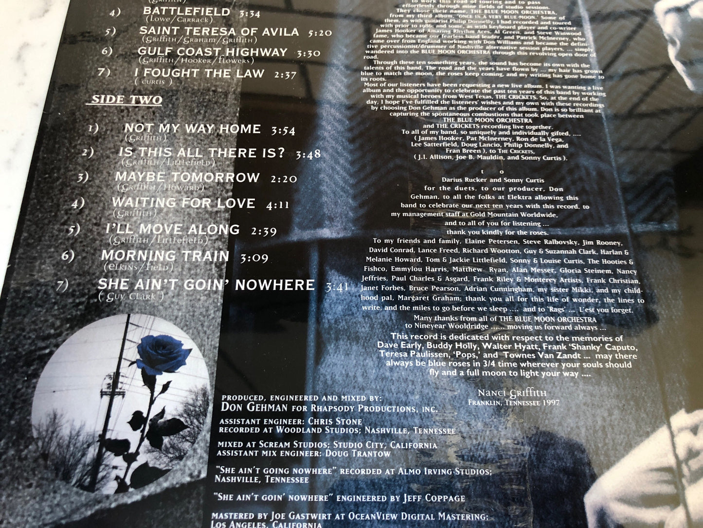 Nanci Griffith • Blue Roses From The Moons • The Blue Moon Orchestra • The Crickets • Darius Rucker • Elektra 62015-1 • Factory Sealed