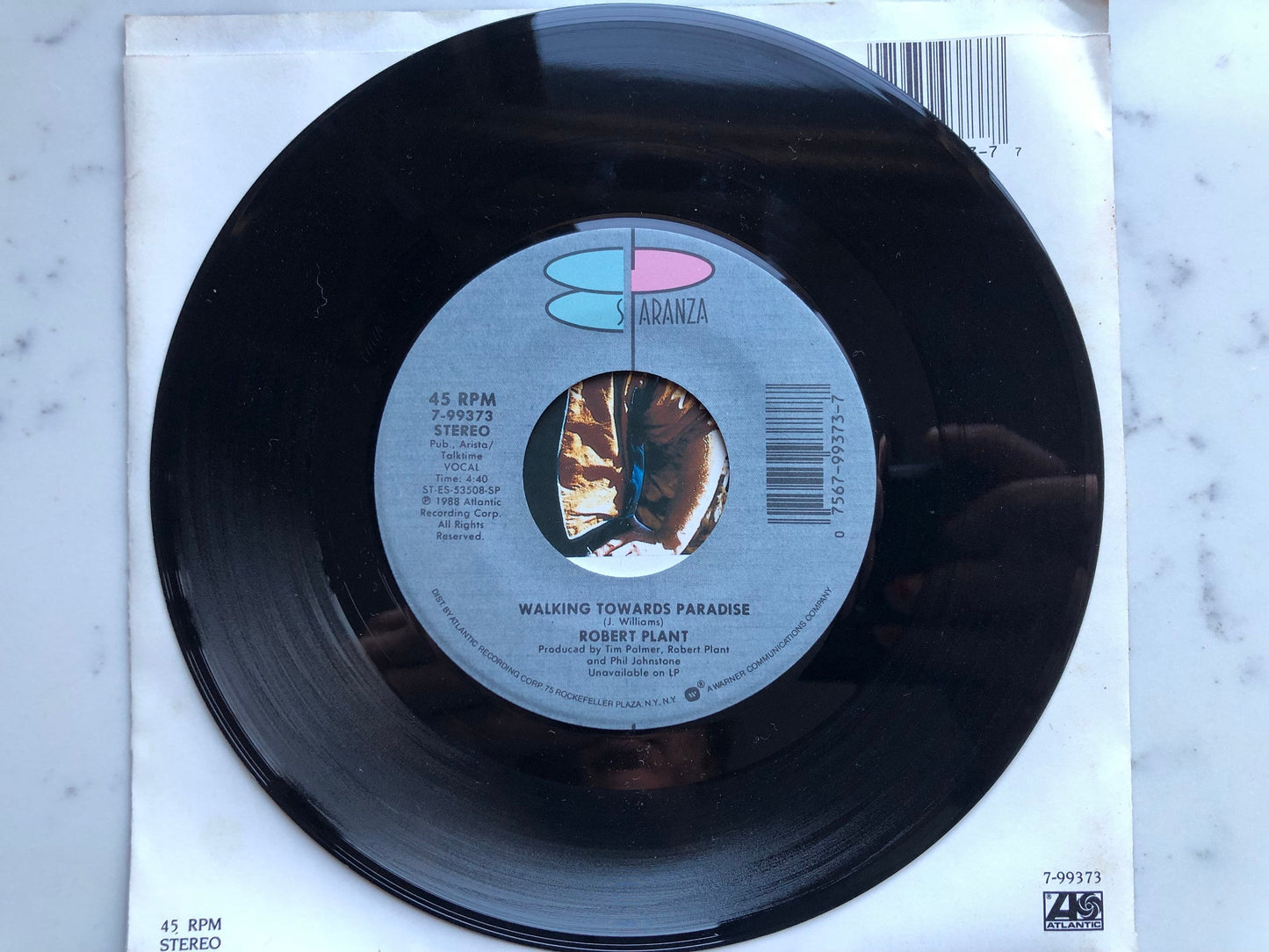 Robert Plant • Heaven Knows • Walking Towards Paradise • 7-99373 • Robert Plant Singles • 45rpm • Classic Rock Singles