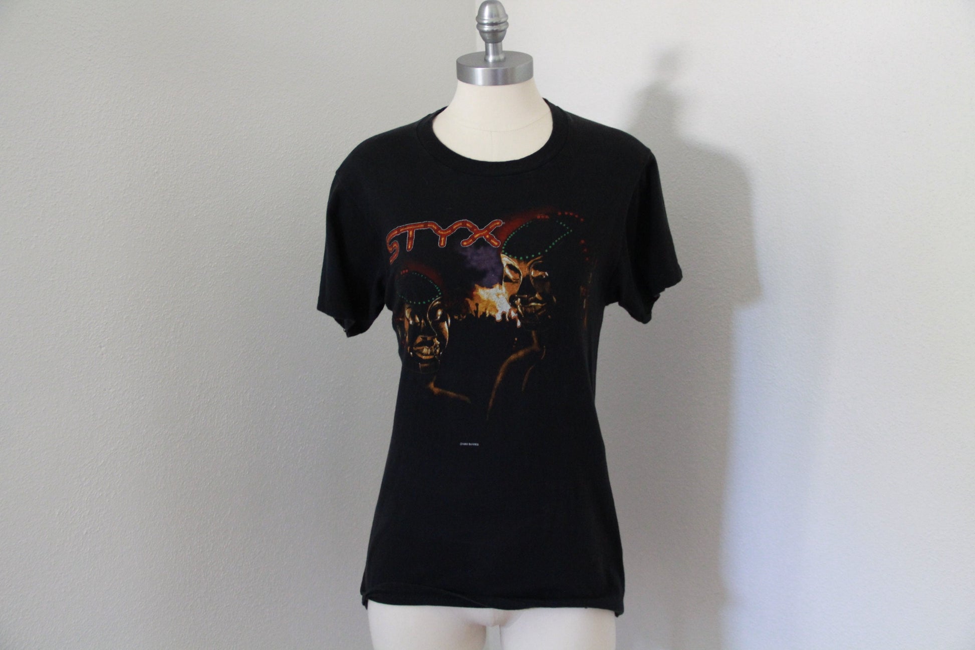 Styx, Kilroy Was Here, Concert Tshirt, 1983 Tour T-Shirt, Vintage Concert Tees, Size Large, 1980's Styx Souvenir