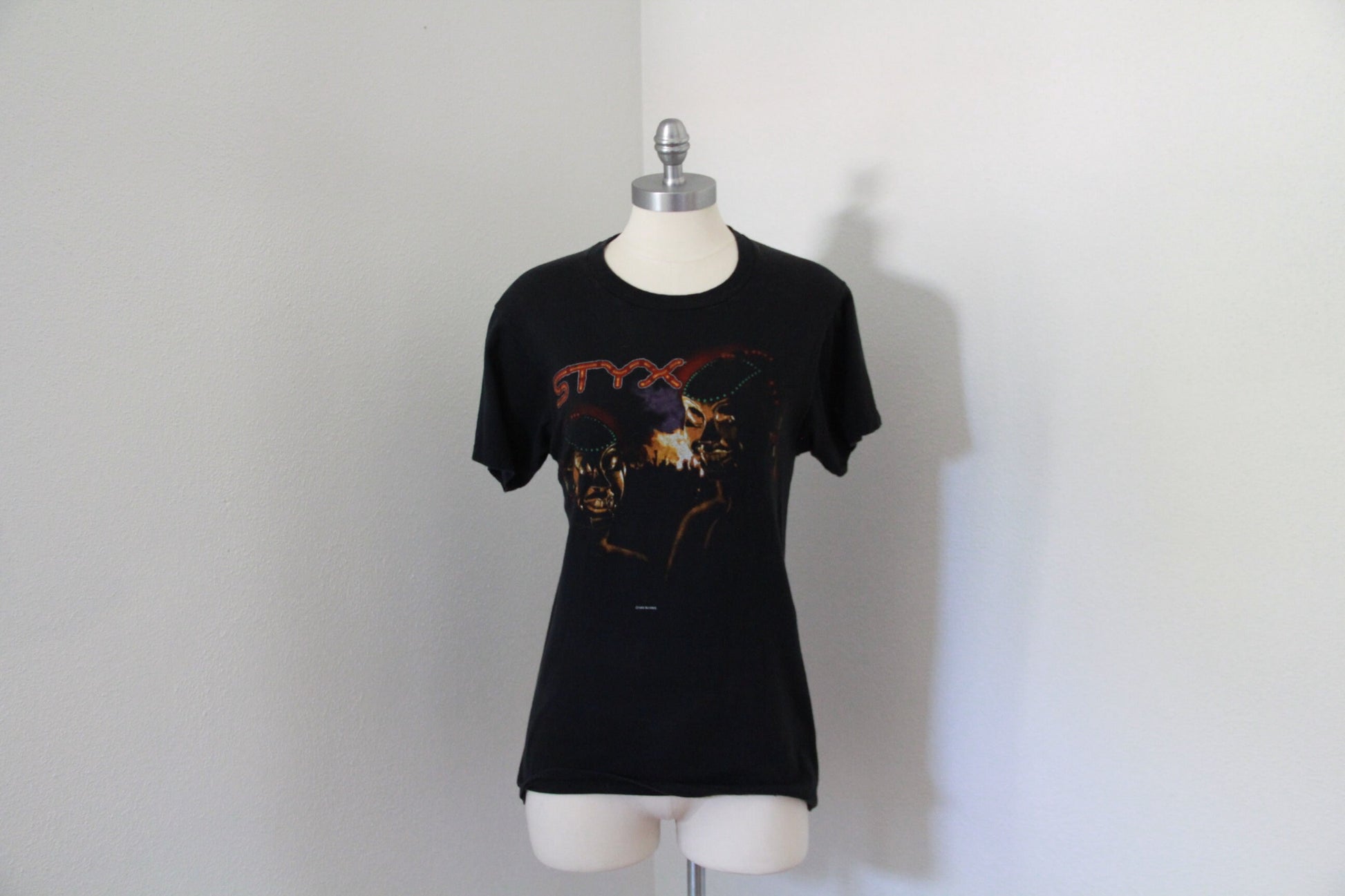 Styx, Kilroy Was Here, Concert Tshirt, 1983 Tour T-Shirt, Vintage Concert Tees, Size Large, 1980's Styx Souvenir