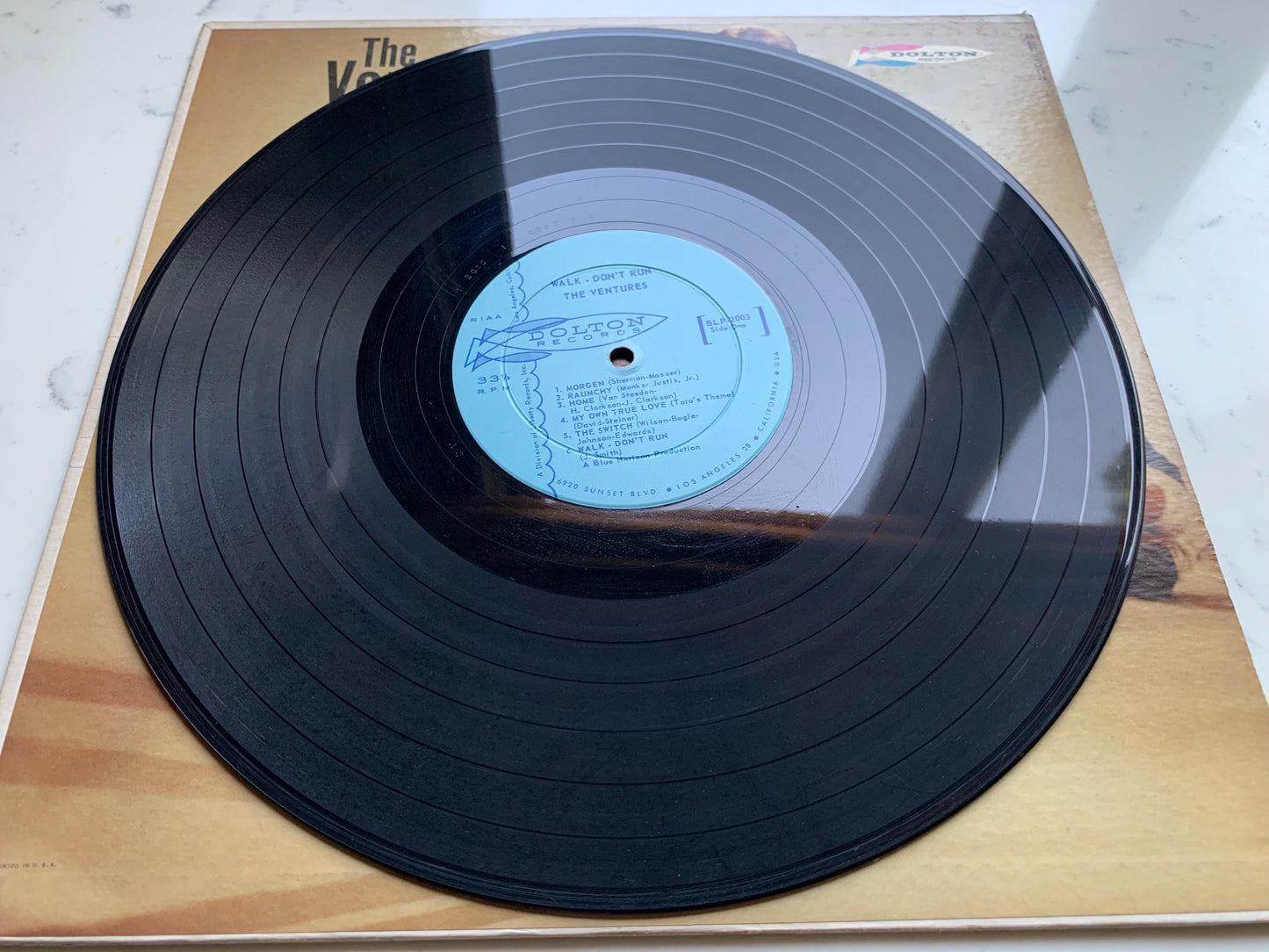 The Ventures Walk Don't Run Original 1965 Mono Dolton Records BLP 2003 Vinyl Record Vintage, 1960's Surf, Rockabilly