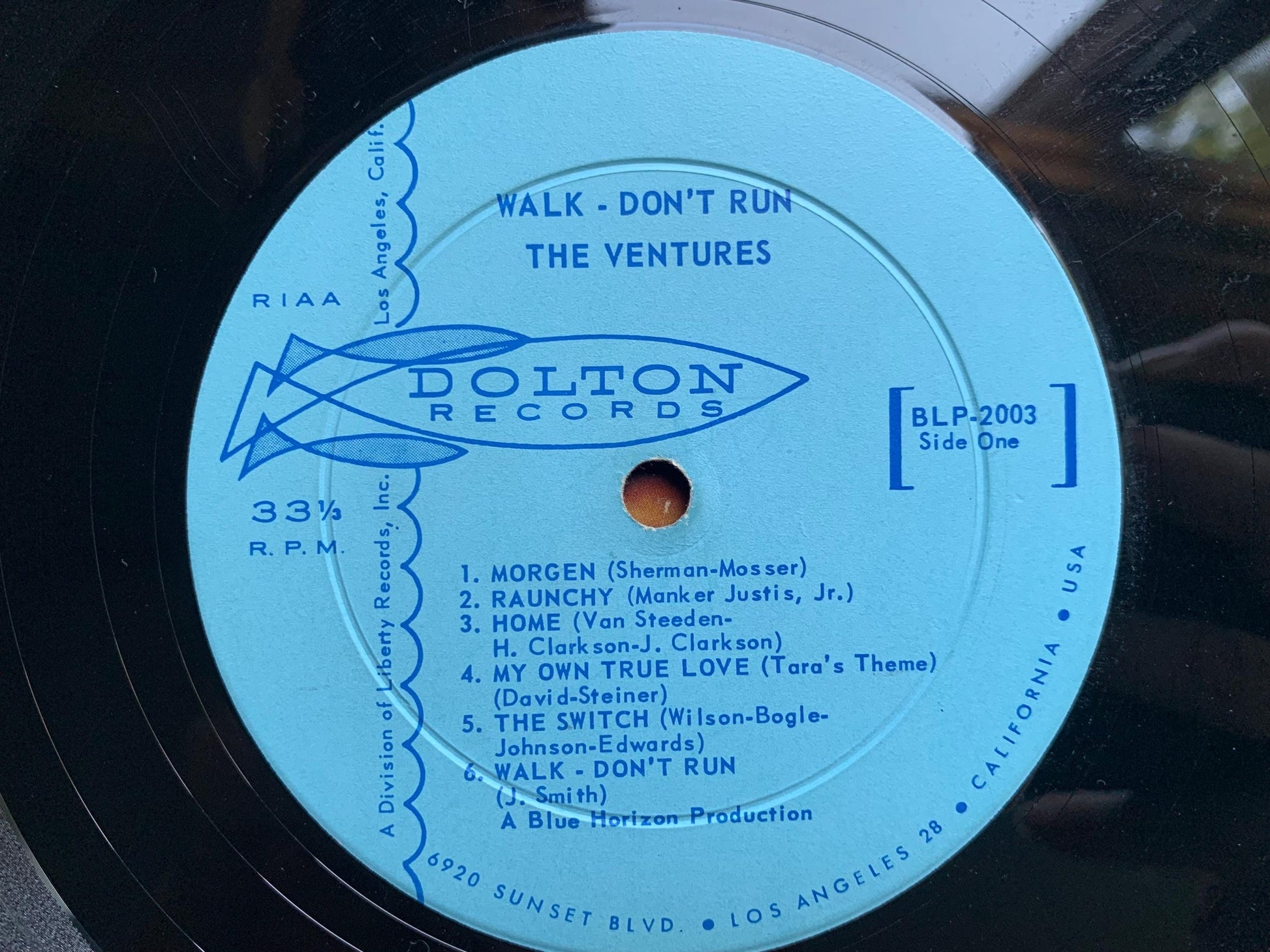 The Ventures Walk Don't Run Original 1965 Mono Dolton Records BLP 2003 Vinyl Record Vintage, 1960's Surf, Rockabilly