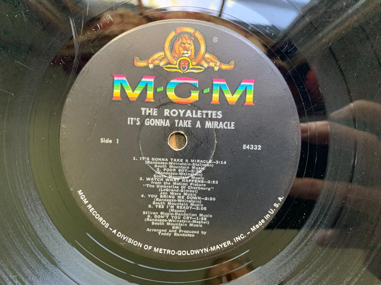 The Royalettes, The Elegant Sound of The Royalettes by Teddy Randazzo and It's Gonna Take A Miracle Record Bundle 1965 and 1966 Original