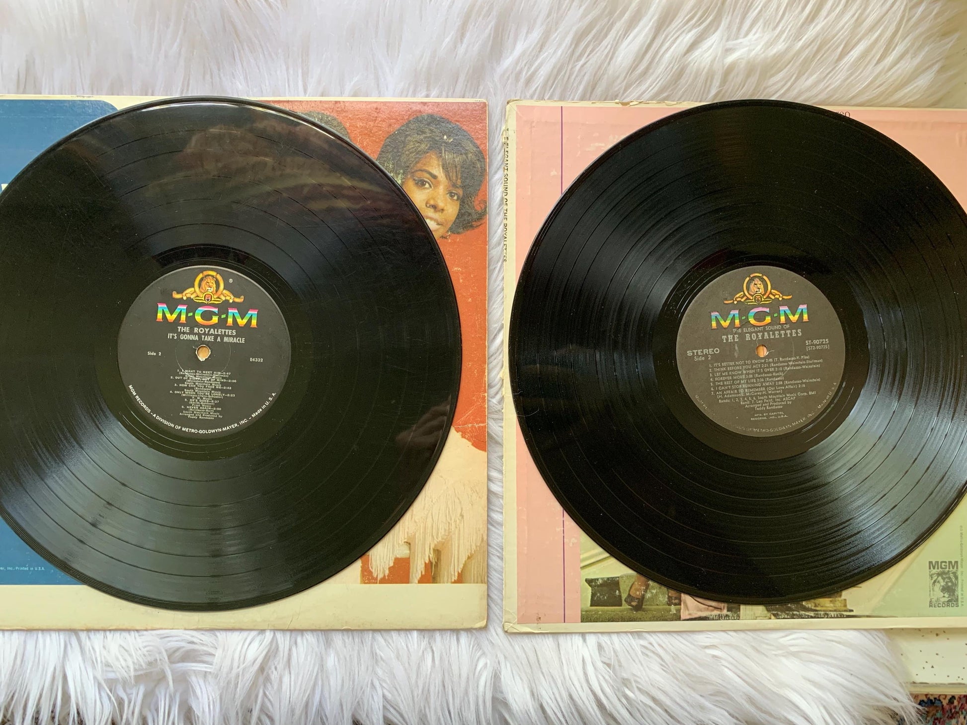 The Royalettes, The Elegant Sound of The Royalettes by Teddy Randazzo and It's Gonna Take A Miracle Record Bundle 1965 and 1966 Original
