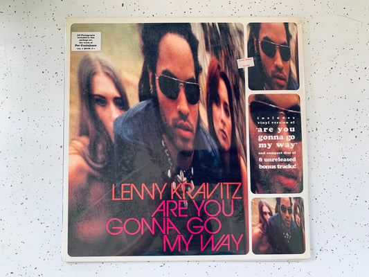 Lenny Kravitz Are You Gonna Go My Way Original 1993 Clear Vinyl and CD 7243 8 39169 00 SEALED with sticker