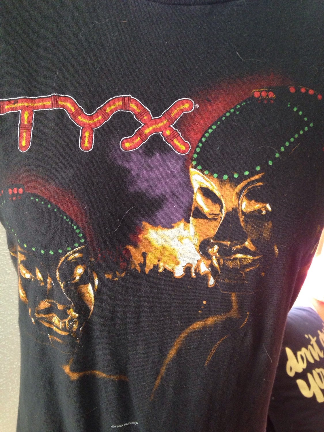 Styx, Kilroy Was Here, Concert Tshirt, 1983 Tour T-Shirt, Vintage Concert Tees, Size Large, 1980's Styx Souvenir