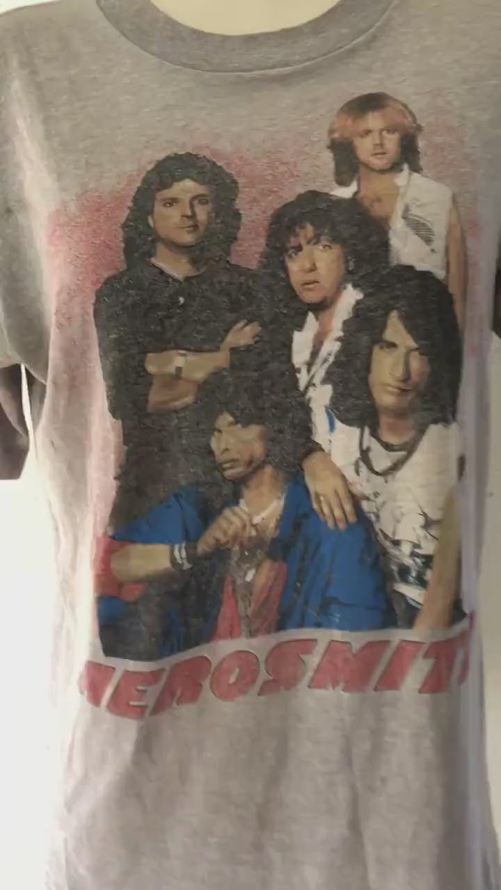 Aerosmith 1984 Back In The Saddle Tour Concert T-Shirt • Vintage Aerosmith Tee Shirt • Steven Tyler • Joe Perry • Vintage Concert Tshirts