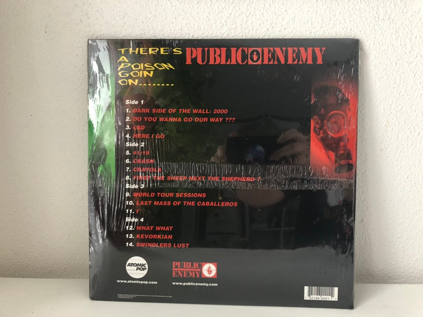 Public Enemy There's a Poison Going on LP SEALED  AP0001-1