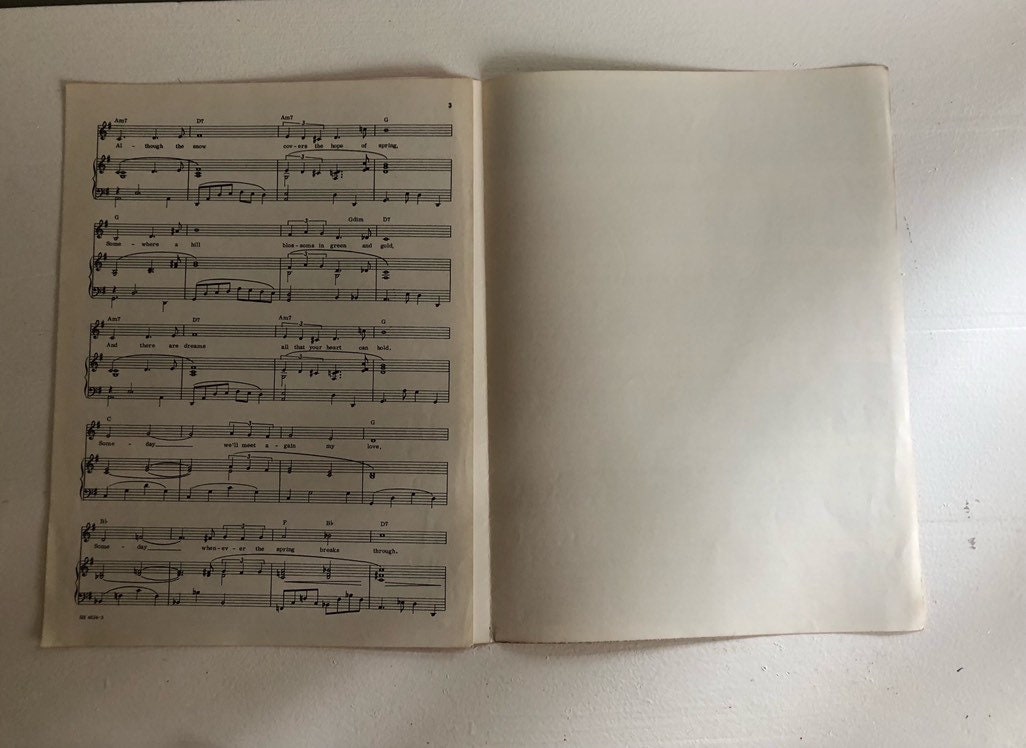 Sheet Music "Somewhere, My Love" Lara's theme from Doctor Zhivago 1960’s sheet music, Vintage Rare Sheet Music