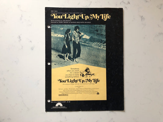 You Light Up My Life | Motion Picture | Vintage Sheet Music | Words and Music by Joe Brooks | Recorded by Debby Boone