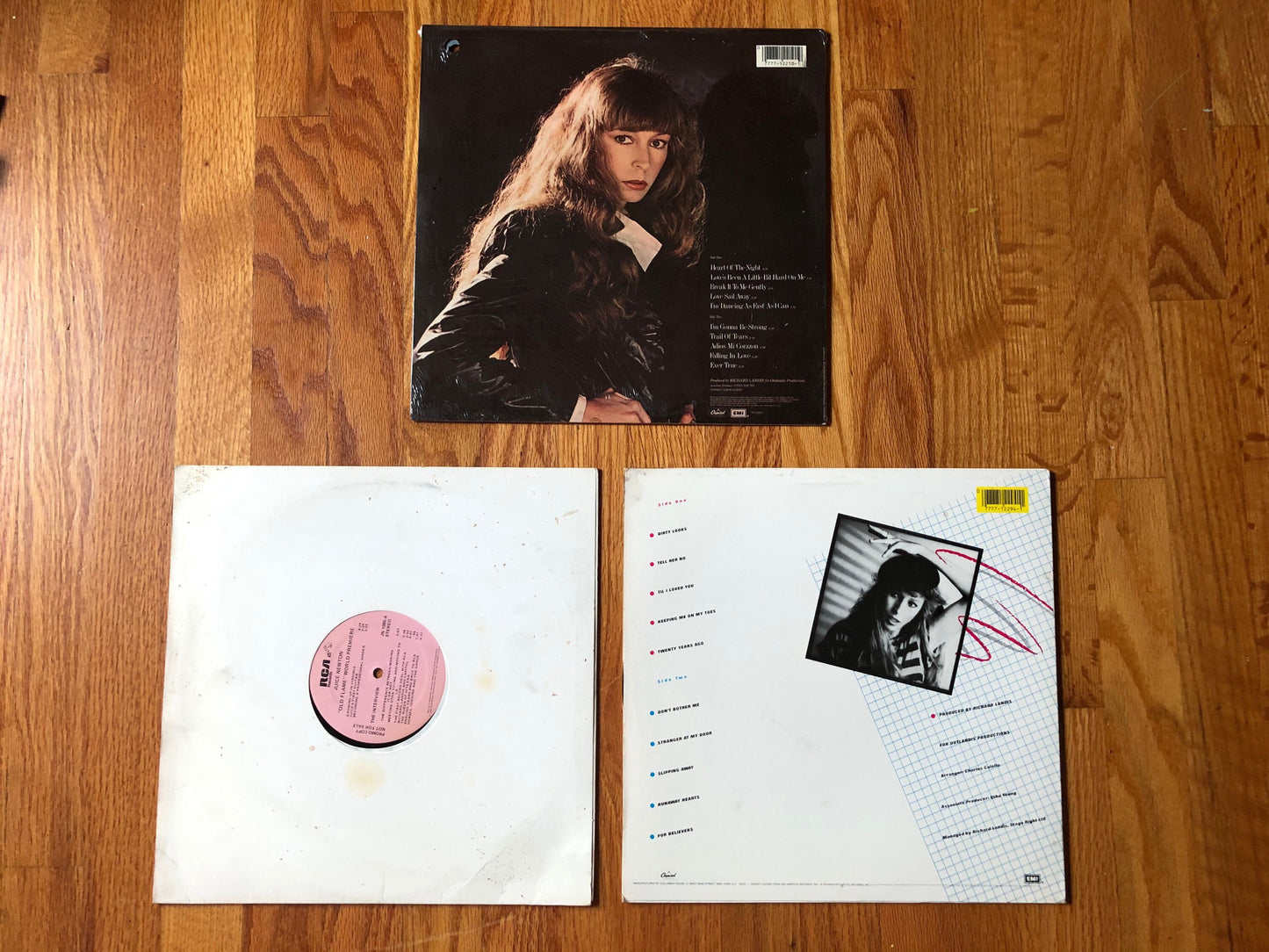 Juice Newton 3 record bundle | Quiet Lies | DIrty Looks | "Old Flame" World Premiere PROMO | Vintage Vinyl Records | 1980's Pop Records