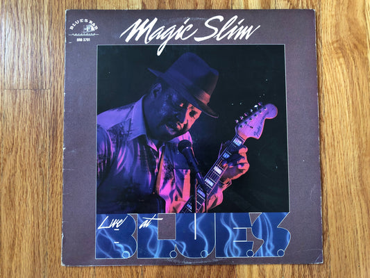 Magic Slim Live At B.L.U.E.S, Blues R&B Recording BRB 3701, 1987 Chicago Blues, Modern Electric Blues, Vintage Blues Records