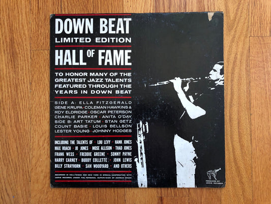Various | Down Beat Hall Of Fame | Vol 1 Limited Edition 1959 | Verve MG V-8320 Jazz | Vintage Vinyl | 1950's Jazz | Rare Jazz Records