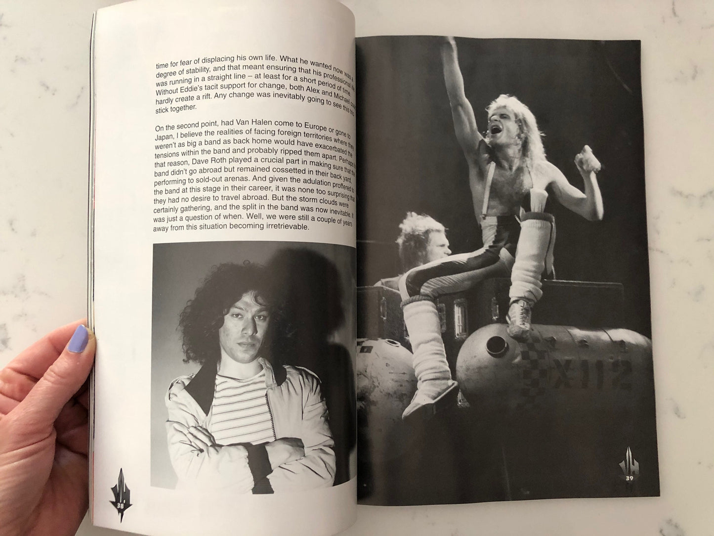 Van Halen | Excess All Areas | by Malcolm Dome | Photo Visual biography Book 1994 | Vintage Van Halen