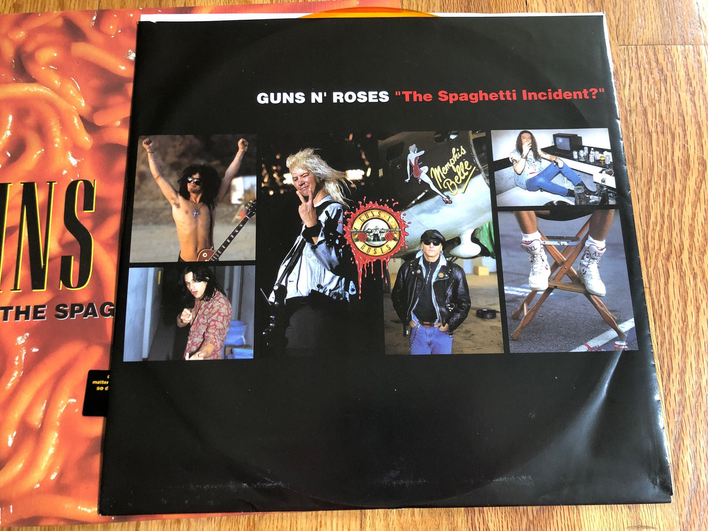 Guns N' Roses • The Spaghetti Incident • 1993 Vintage Vinyl Records • Geffen Records GEF 24617 • Rare Vintage Records •  ORANGE Vinyl