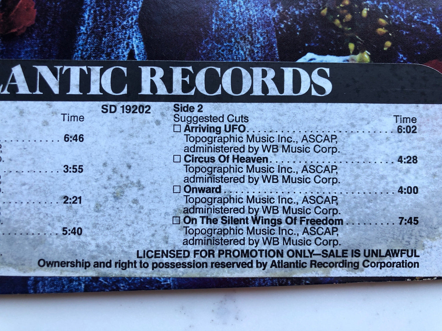 Yes • Tormato PROMO • Psychedelic Rock • 1970's Rock Records • Vinyl LP Record • Vintage Vinyl • SD 19202