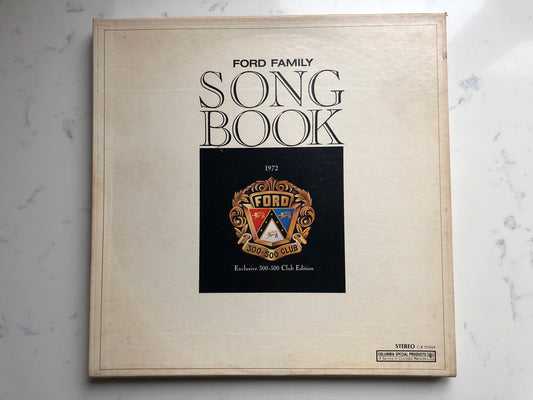 Various • Ford Family Song Book • Columbia Special Products C4 10444 • Ford 300-500 Club • Music From the Movies • Vintage Records Box Set