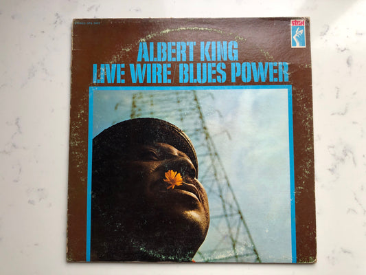 Albert King Live Wire Blues Power Vintage Vinyl Stax records STS 2003 Electric Blues 1960's R & B Records 1960's Blues Records