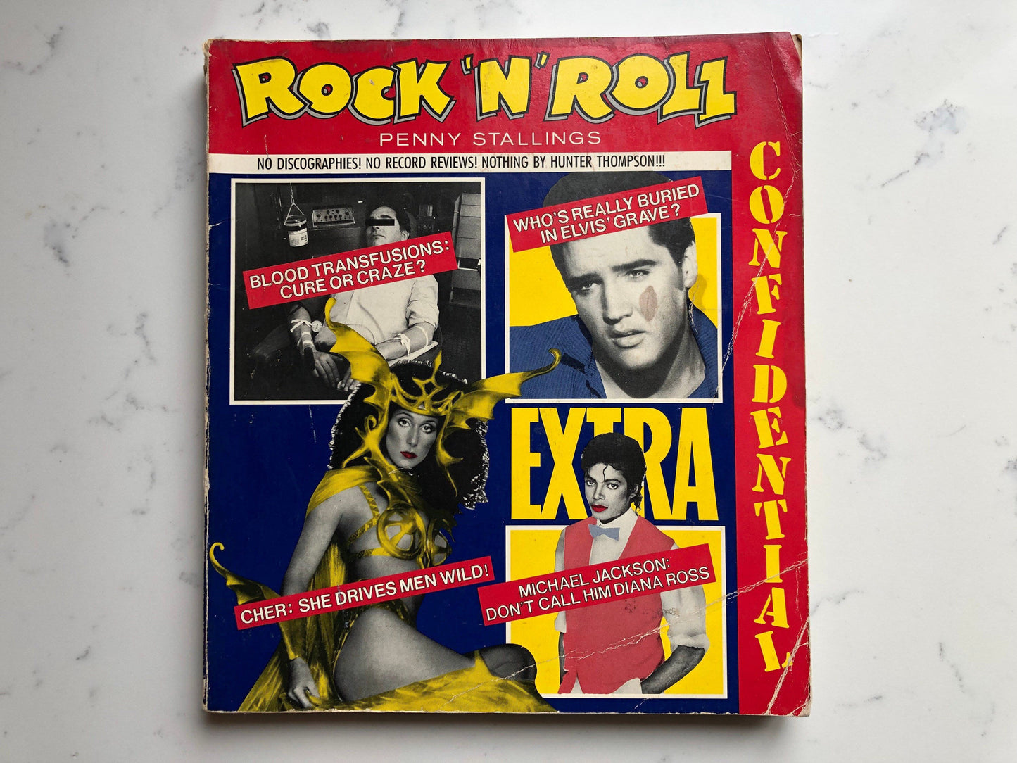 Rock N Roll Confidential Penny Stallings 1st Edition Rock n Roll Book No Discographies! No Record Review’s!  Hunter Thompson