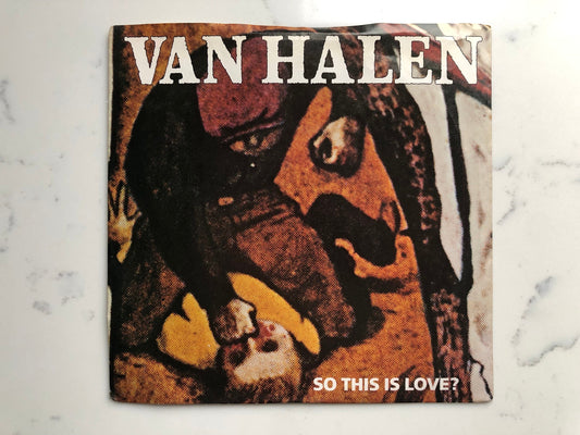 Van Halen So This is Love Stereo/Mono Original Vintage 45 rpm 7" records Original 1981 Vintage Vinyl Warner Brothers WBS 49751 PROMO