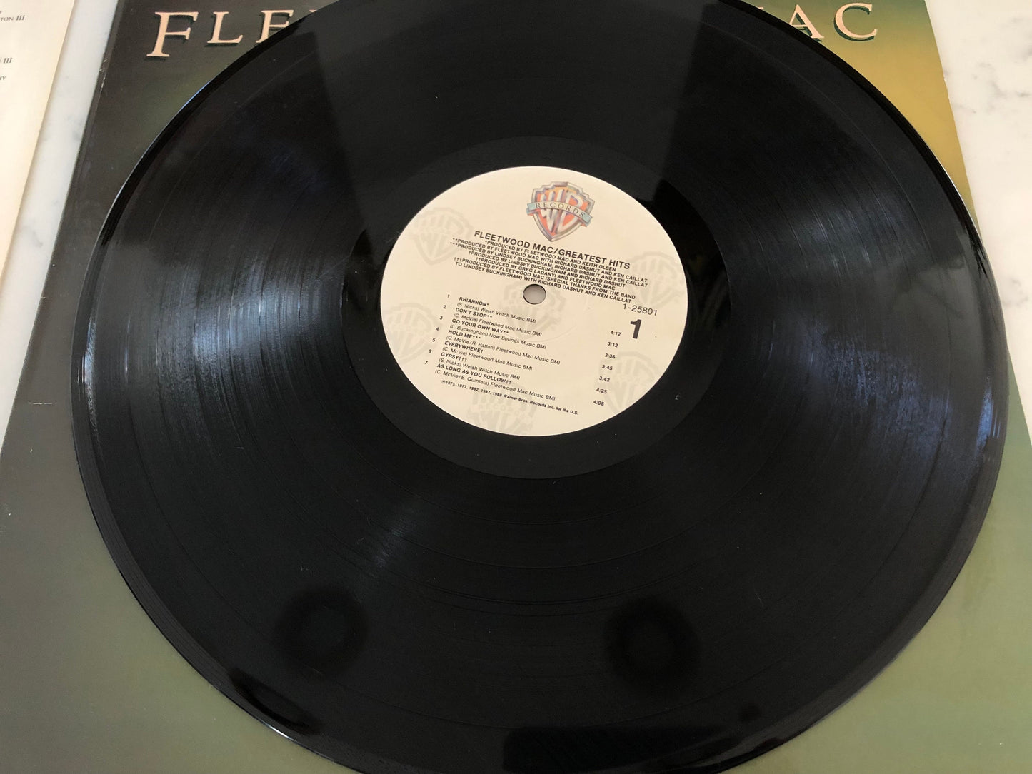 Fleetwood Mac Greatest Hits 1988 Original 9 25801-1, Vintage Vinyl, 1980's Fleetwood Mac, Best of Fleetwood Mac
