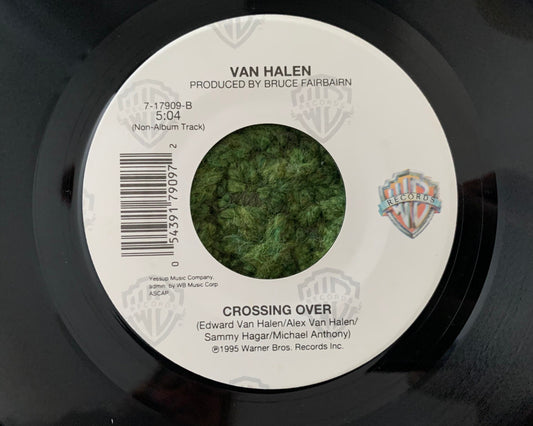 Van Halen Can't Stop Lovin You, Crossing Over Original Vintage 45 rpm 7" records Original 1995 Vintage Vinyl Warner Brothers  7-17909
