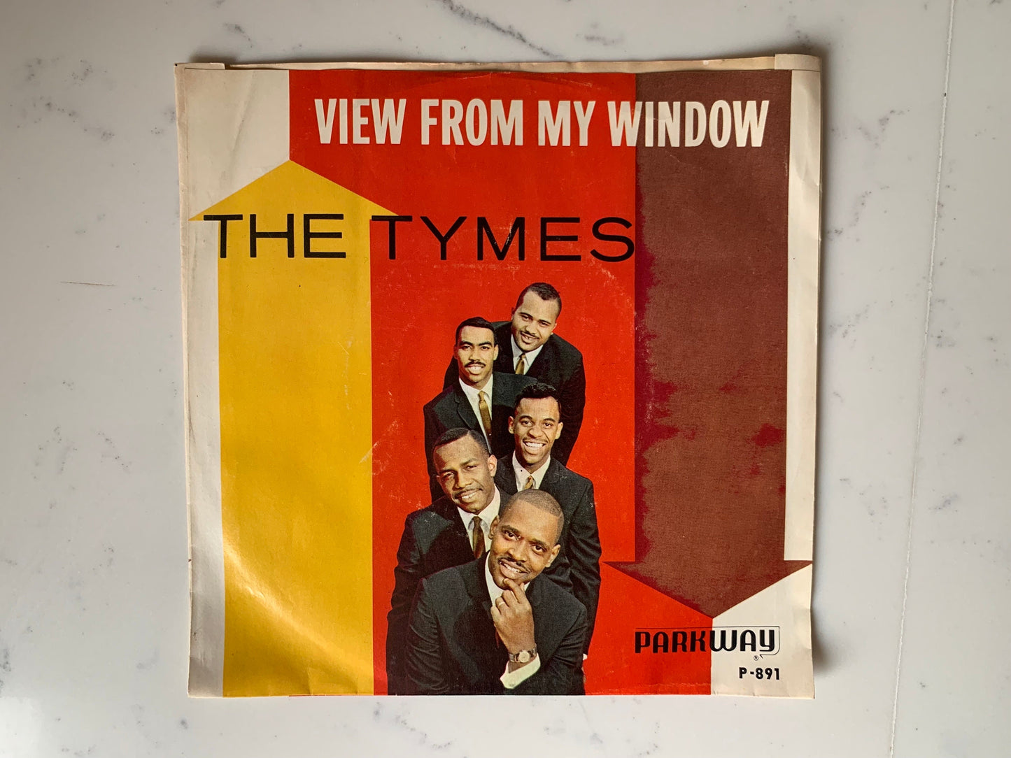 The Tymes View From My Mind, Somewhere, Parkway P-891 1960's Funk/Soul Records 45 rpm