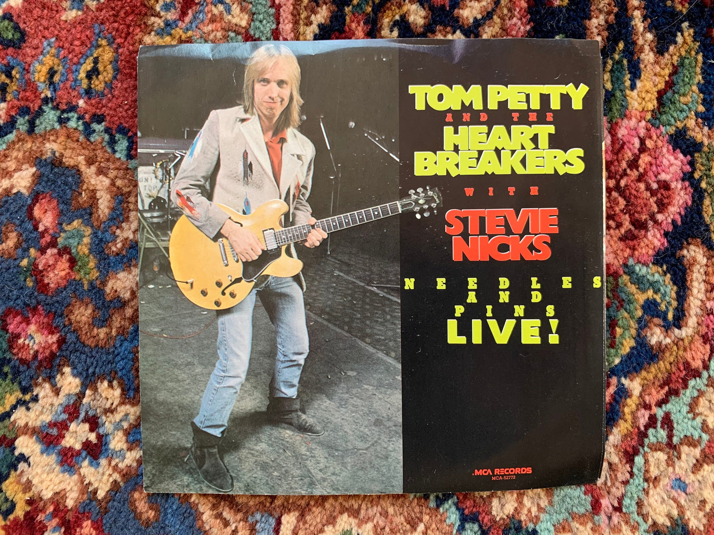 Tom Petty and the Heartbreakers with Stevie Nicks Needles And Pins (Live!), Spike MCA52772 Records 1986 Vintage Vinyl Records 80's Tom Petty
